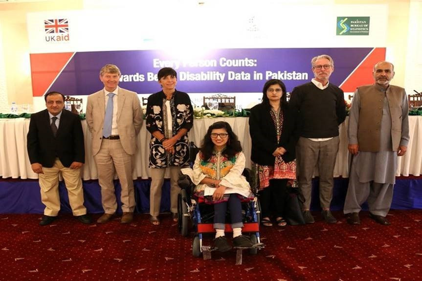 Neil Jackson at a UK-hosted event in Pakistan in 2018 to promote inclusive disability data to ensure the freedoms, dignity and inclusion of people with disabilities in Pakistan. 